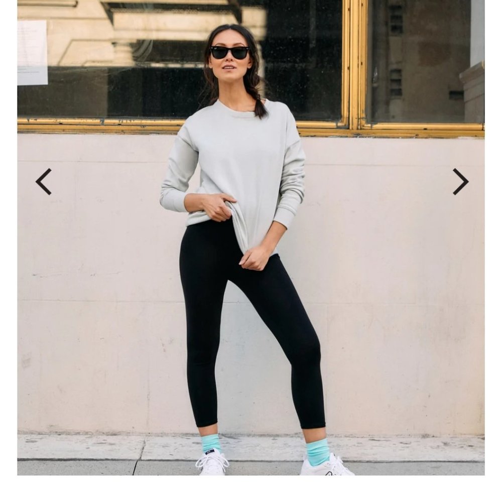 BASIC LAYERING SECRET FIT BELLY MATERNITY CROP LEGGINGS